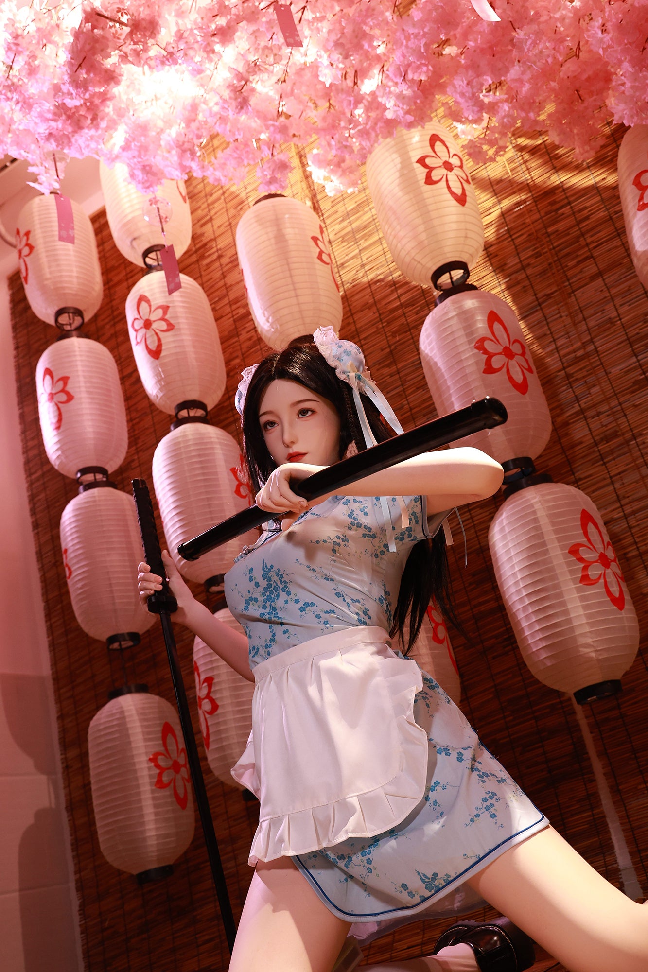 Orchid: 158cm D-Cup Slim Silicone Sex Doll