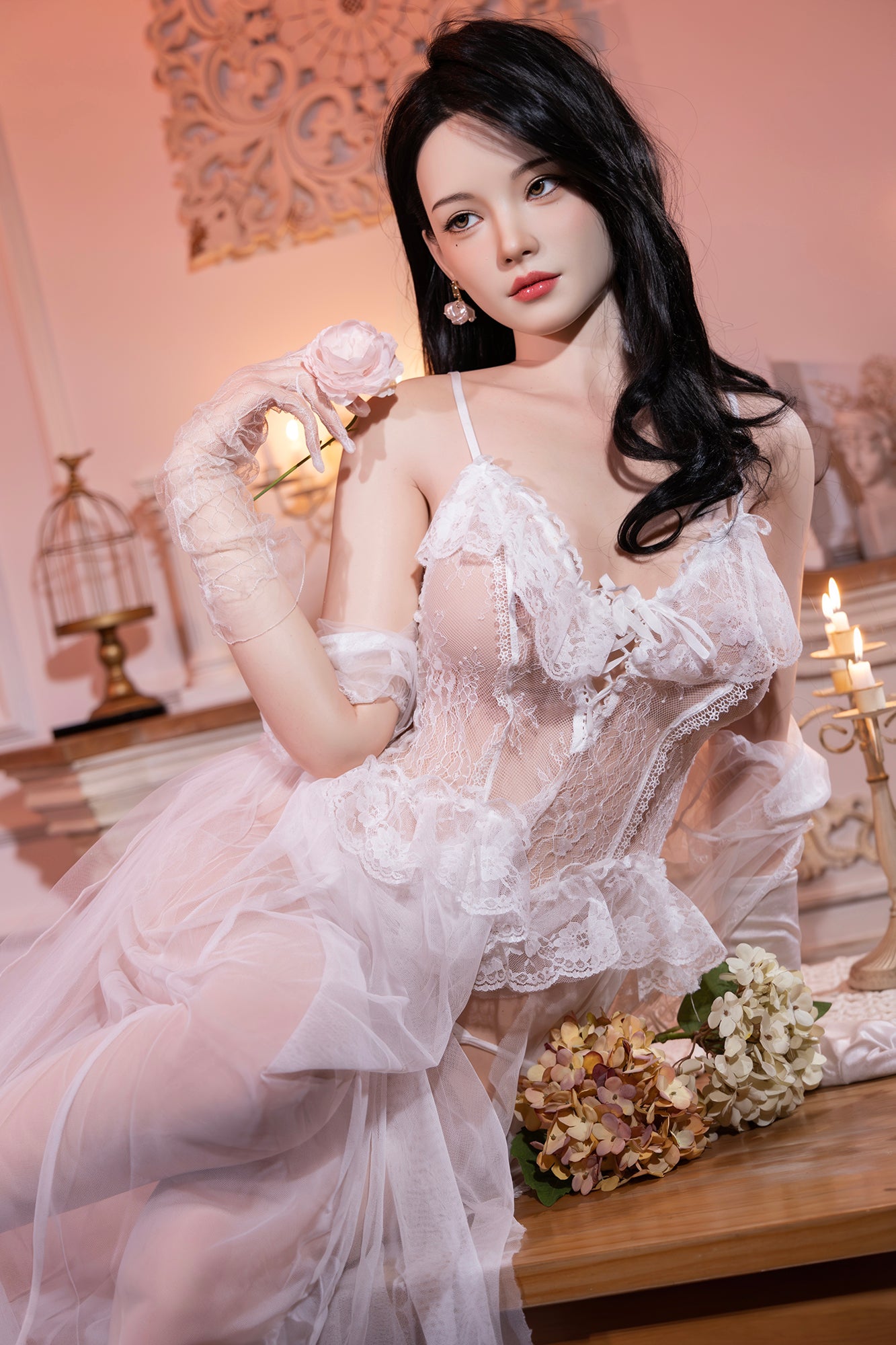Minji: 168cm D-Cup Silicone Sex Doll - Socialite Style