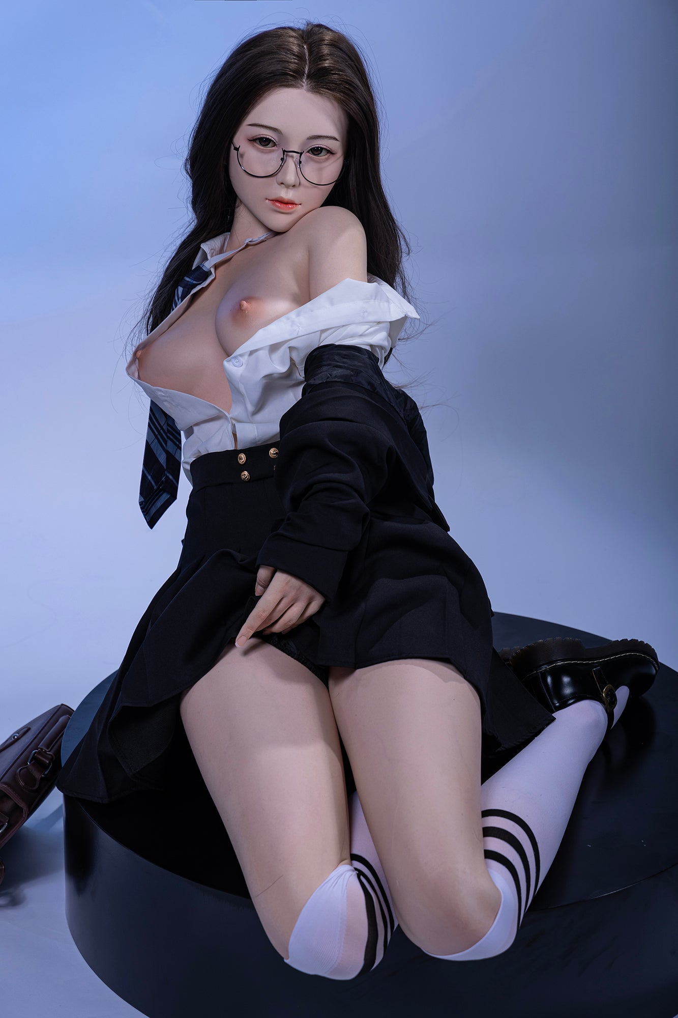 Sena: 168cm D-Cup Silicone Sex Doll - Academic Style