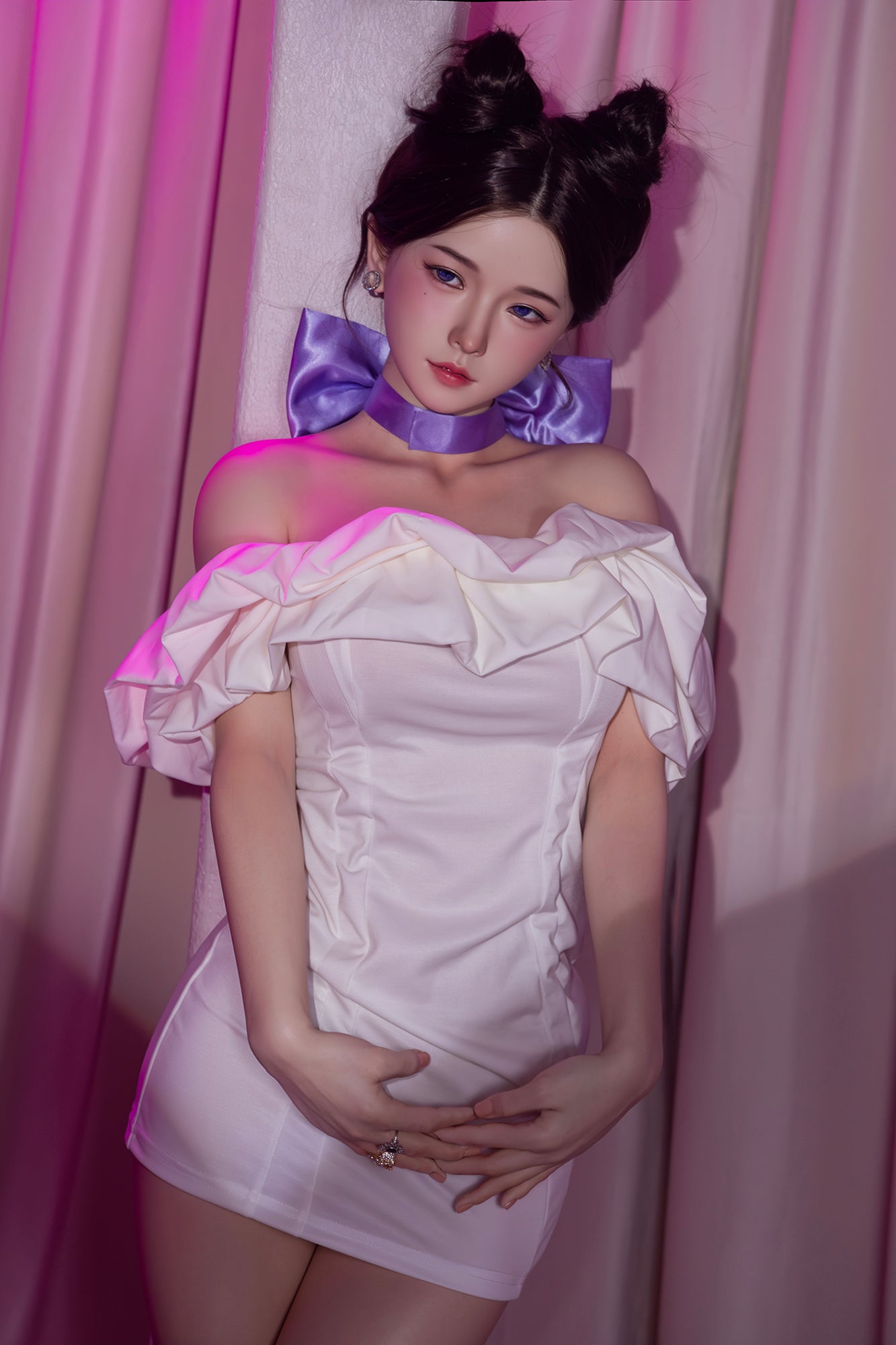 Violet: 158cm D-Cup Busty Silicone Sex Doll