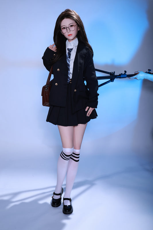 Sena: 168cm D-Cup Silicone Sex Doll - Academic Style