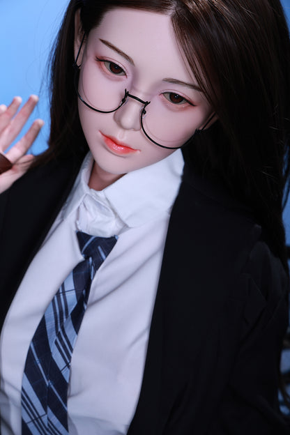 Sena: 168cm D-Cup Silicone Sex Doll - Academic Style