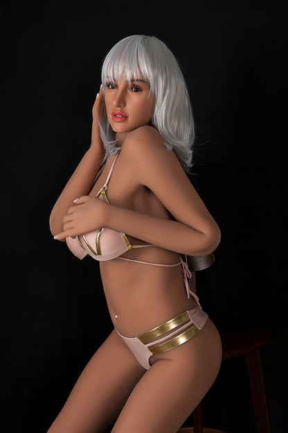 Jade: 168cm D-Cup TPE Sex Doll -Silver-haired Girl