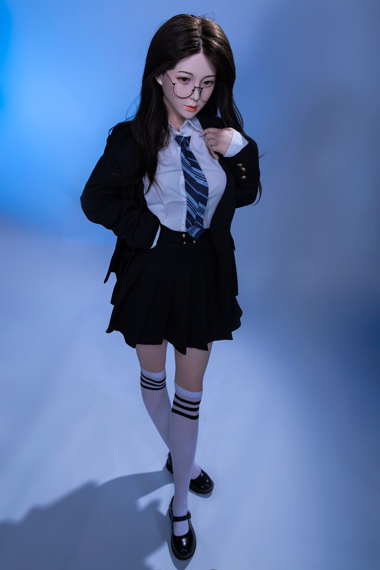 Sena: 168cm D-Cup Silicone Sex Doll - Academic Style